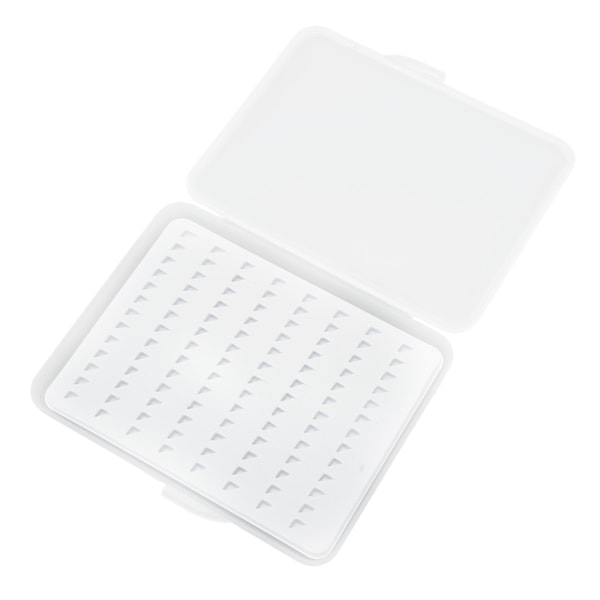 Fly Hook Box Svampevandtæt Fluestangsfiskeri Hook Box Transparent Låg Fluestangsfiskeri Lokkeæske Til Fiskeriudstyr M