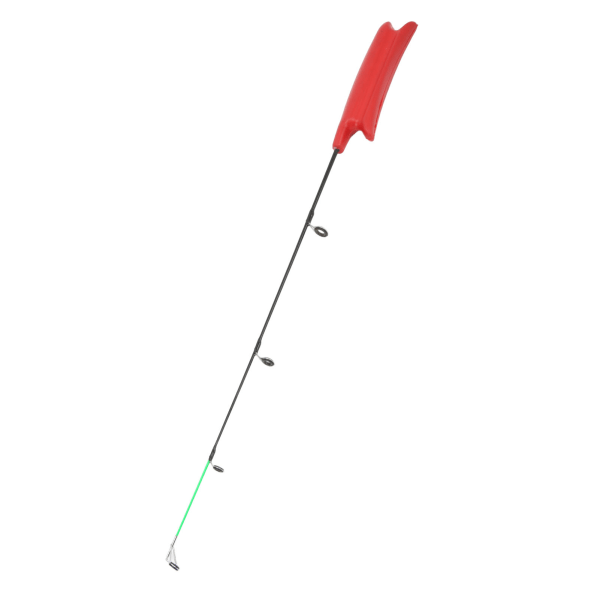 Ultra kort glasfiber is fiskestang Solid stang Lidt vinter fiskestang til ferskvandssaltvand