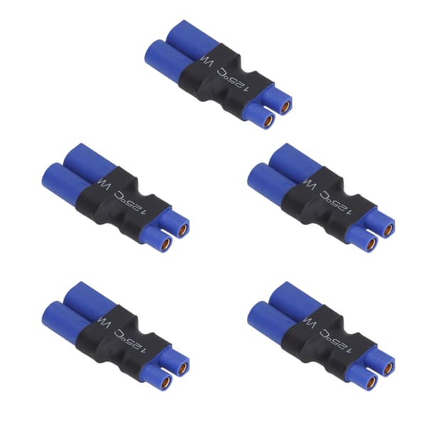 5 stk. EC3 Hun til EC5 Han Adapter Universal Trådløs RC Lipo Batteristik til RC Bil Model Flymodel