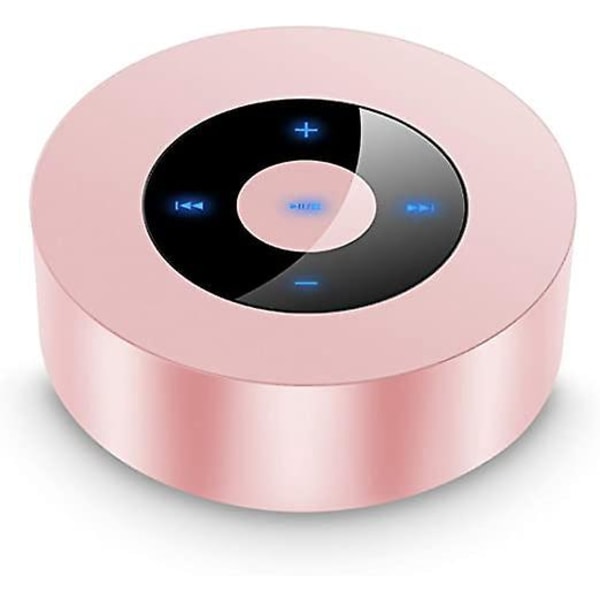 Mini Bærbar Bluetooth-Høytaler - Roségull, 85*30mm