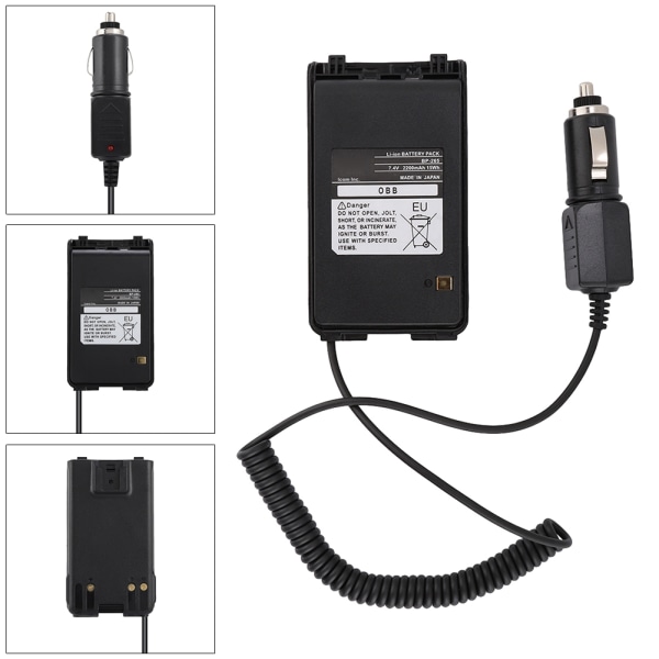 Bilbatterieliminator til ICOM Radio IC V80 IC V80E IC F3003 IC F4003 IC T70E