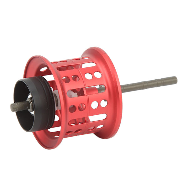 Baitcasting Fiskerulle Wire Cup Aluminiumlegering Micro Line Cup Rullespole för fiske Gör-det-själv-modifierade tillbehör Röd