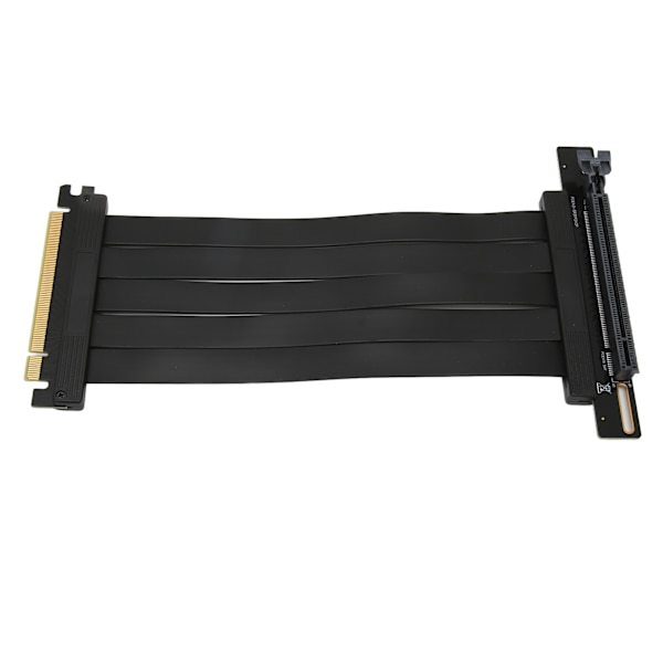 PCIE 4.0 X16 Riserkabel Grafikkort Forlængerkabel 90 Grader Højhastigheds GPU Adapterkabel Sort