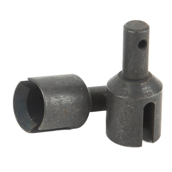 1 Par Differential Udgangskopper Foran Bag Universal Stål Standard Størrelse Diff Udgangskopper til 1/8 4WD SLEDG Sort