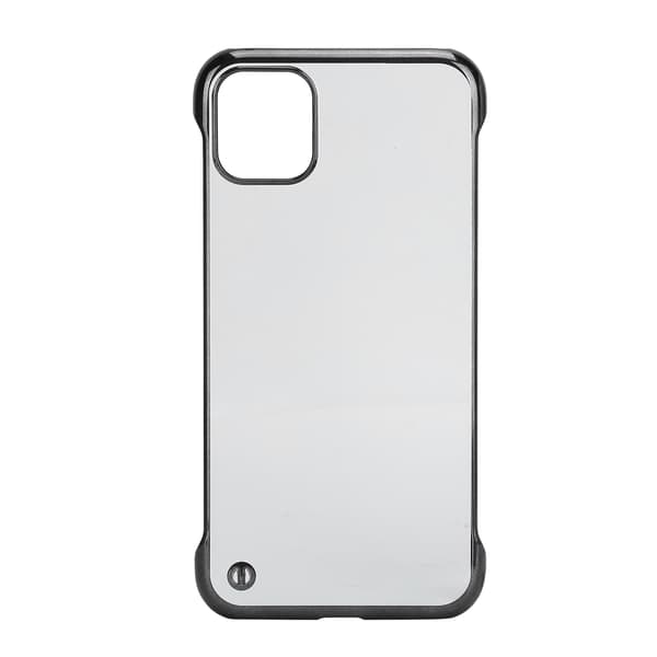 Elektropläterad Hård PC Iphone 11 Halv Ram Transparent Mobilskal