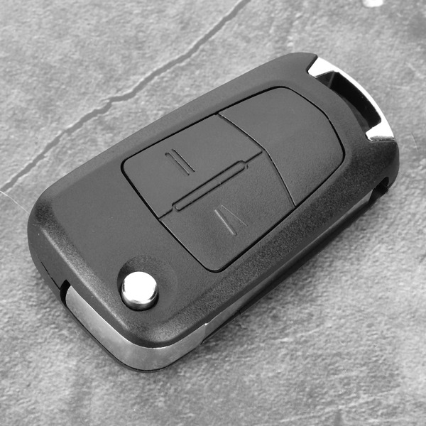 Bil foldbart nøglehus 2 knapper Tilbehør Passer til Vauxhall / Opel Astra H