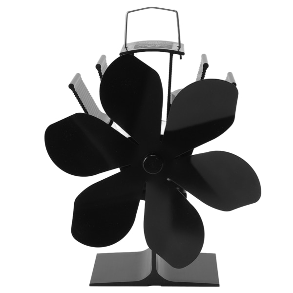 Heat Powered Stove Fan 6 Blade Fast Speed Large Air Volume Low Noise Thermodynamic Fireplace Fan