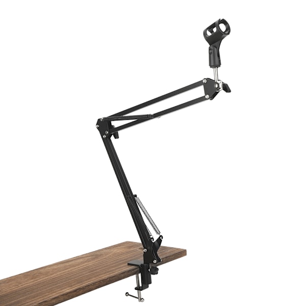 Justerbar mikrofonmontering Suspension Arm Stand Mikrofon Clip Holder 4 kg Belastning