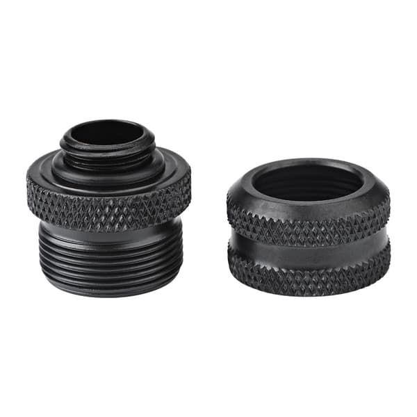 Vandkølings Kompressionsfitting til Stift Akryl Rør 10 * 14mm (Sort)