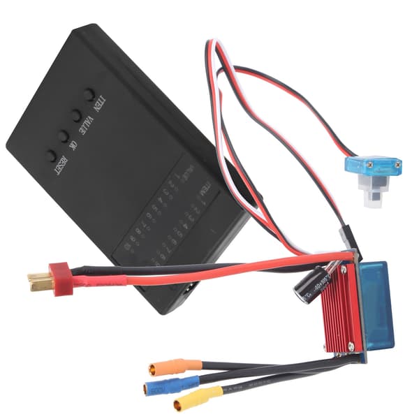 25A Borstlös ESC Programmeringskort Elektrisk Hastighetskontroll Set Passar för 1/14 1/16 RC Bil