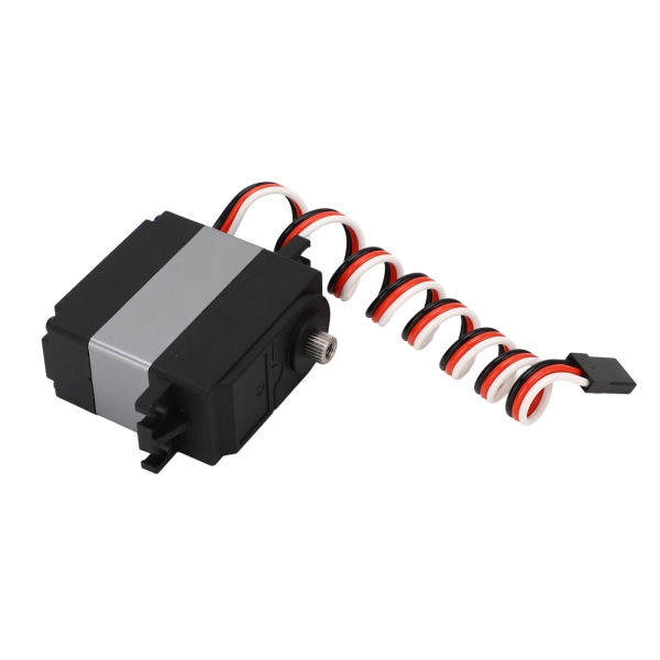 Sort Sølv 35KG RC Car Servo 200° Grænsevinkel Aluminium Plastic Shell RC Servo til ZD Racing MX 07 1/7