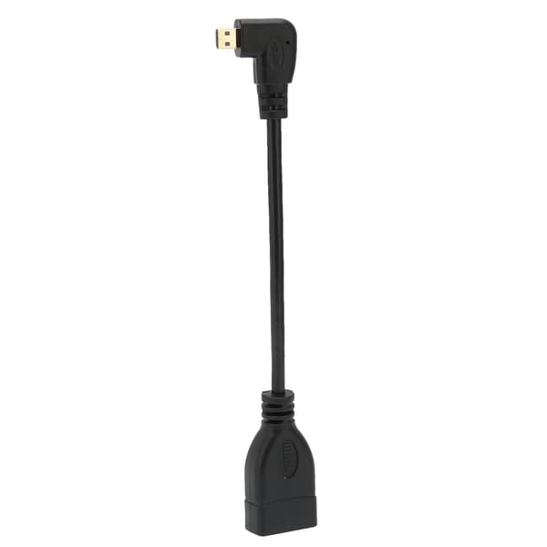 HDMI hun til han 90 graders vinkeladapterkabel