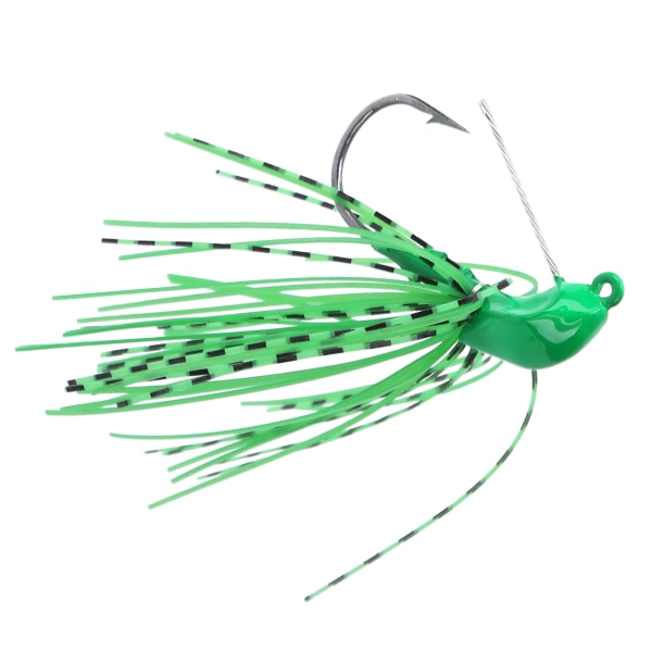 Willow Leaf Spinnerbait Anti-hengende bunnfiske lokke Spinner agn for fersk havabbor, grønn