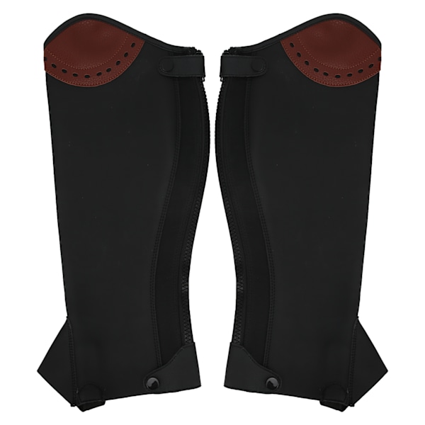 2st läder Half Chaps Ridning Half Chaps Benskydd för vuxna M
