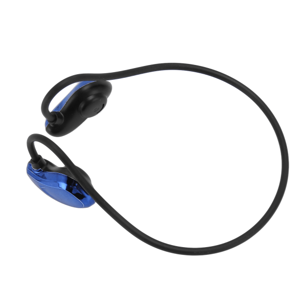 Open Ear-hodetelefoner Multifunksjonelle stereolydstøyreduksjon Trådløse Bluetooth 5.3-hodetelefoner for sport som løper daglig blått