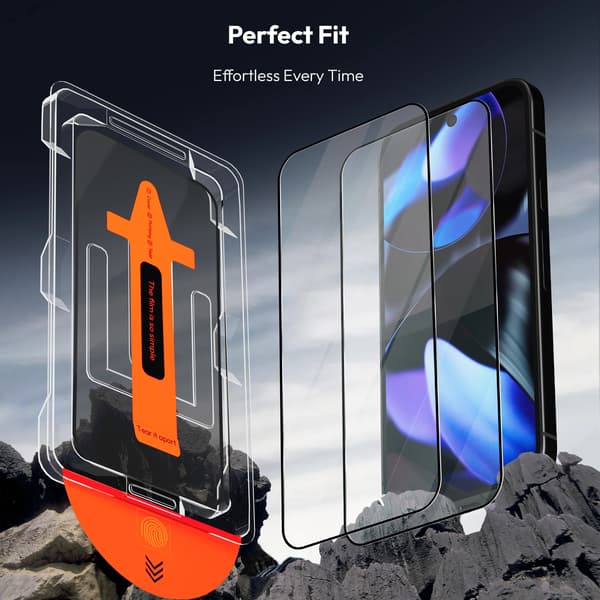 2-Pack Google Pixel 9 Skärmskydd - Härdat Glas [Automatisk Installation] - Bubbelfritt Google Pixel 9