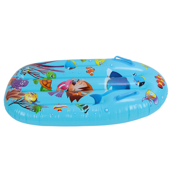 Uppblåsbar Surfbräda Pool Float Tjockning Stora Söta Mönster Barn Simringar för Simbassäng Vattenaktiviteter
