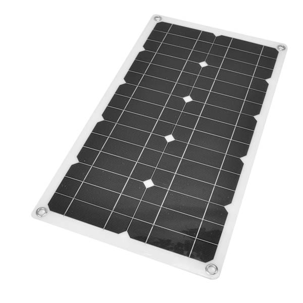 18V 100W Solcellepanel Vanntett Solcellepanel Utendørs Batterilader for Husholdning Bil Båt