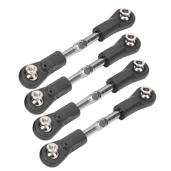 4 stk 77‑87 mm justerbar M4-skruestyringsservotrækstang forbindelsesstang til 1/8 RC-bil