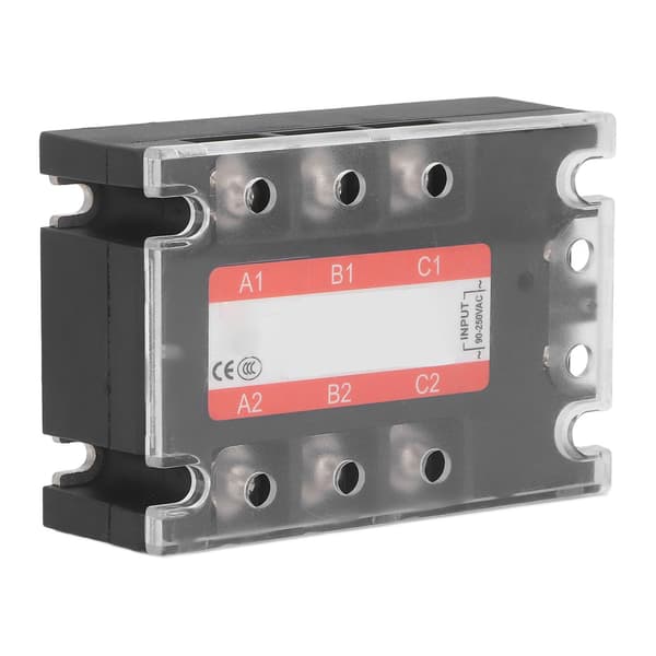 3-faset SSR-regulator solid state-relæ til industrielle systemer 25A AC til AC 480V til CNC-værktøjsmaskiner og pakkemaskiner