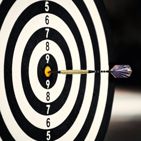 Professionellt Dartset med Mjuka Spetsar, 12 Dartkroppar, 30 Dartvingar och 100 Mjuka Dartspetsar, Perfekt Present för Dartälskare