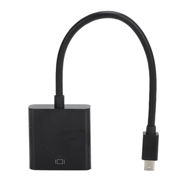 Mini DP Han til VGA Hun Adapter Kabel ABS til ThinkPad PC Computer Sort