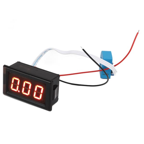 DC Amperemeter med Hall Sensor LED Digital Display 50A Høj Nøjagtighed Strømmåler til Køretøjer