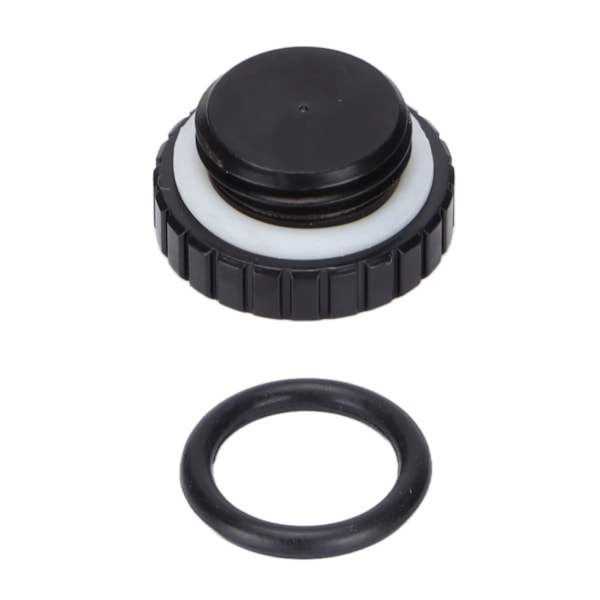 Vandstop Prop Elektroplettering Behandling Stopper Fitting til Computer Vandkølingssystem Sort