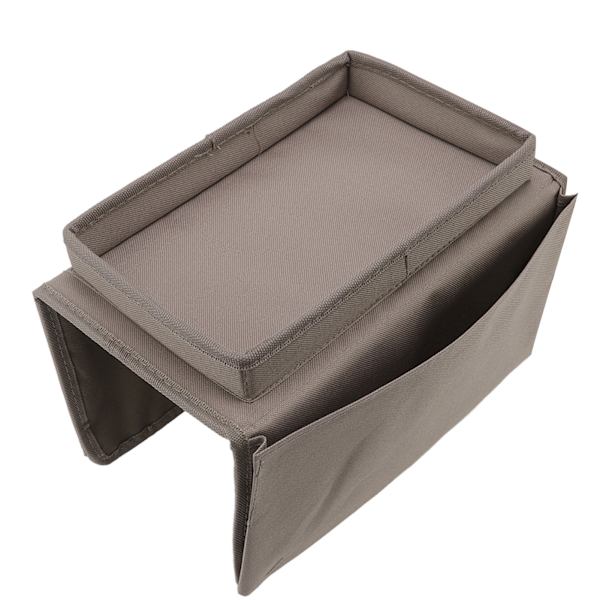 Sofa Bakke Foldbar Arm Opbevaring Holder Bord 600D Oxford Klud Sidelommer til Sofa Kaffe