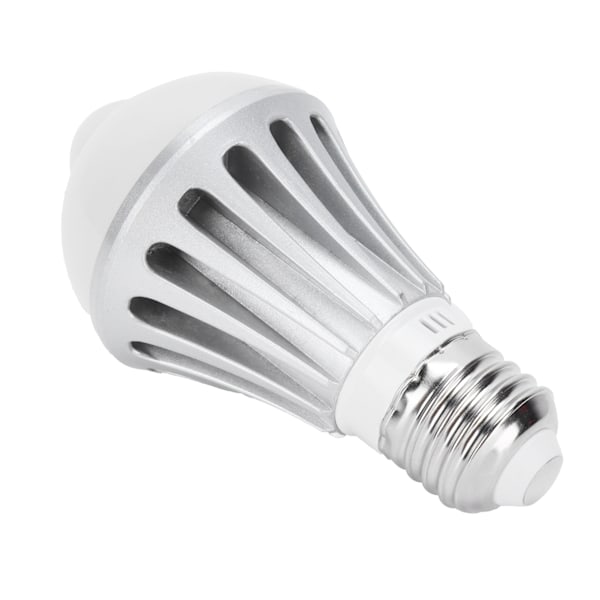 LED-sensorlyspære 7W E27 Menneskekroppssensorpære for korridor 85‑265V Varmhvit lys