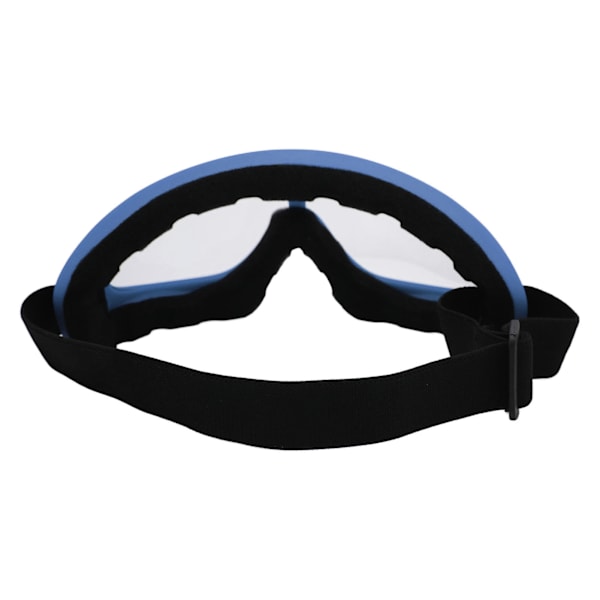 Slalåmbriller PC Transparent Linser UV-beskyttelse Vindtett Justerbart Hodebånd Snowboardbriller for Menn Kvinner Mørkeblå Ramme