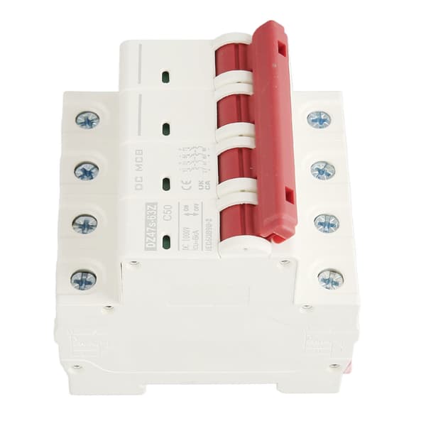 4P Lille Afbryder 6000A Brydeevne Solcelleanlæg Mini Afbryder DC1000V 50A