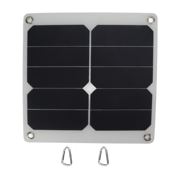 Solar Ladepanel 15W 5V Mini Bærbar Polysilicon Semi Fleksibel Usb Solar Panel Oplader Fotovoltaisk modul