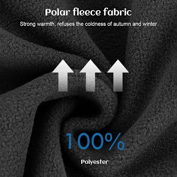 Vintercykelmössa Hjälmfoder Vindtät Polar Fleece Termisk Öronlapp för Män Kvinnor Utomhussporter Skidåkning Löpning