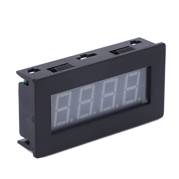 4-numeroinen LED-näytöllinen monitoiminen kierroslukumittari RPM-pyörimisnopeustesteri kaapelilla DC 8-15 V sininen taustavalo