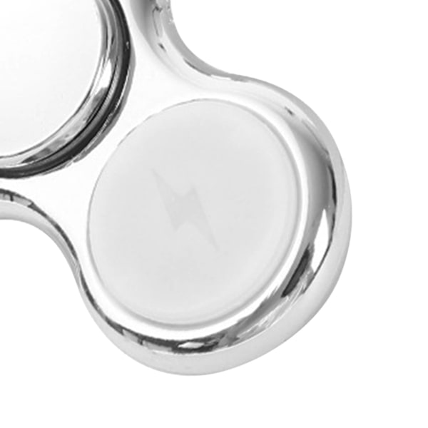 Håndfingerrotation legetøj med 18 variabel LED lys 3 blad børn fingerspids gyroskop legetøj hvid