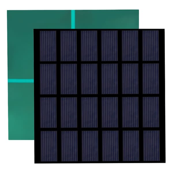 1.5W 6V Mini Polysilicon Solcellepanel PET Laminert Brett DIY Batterilader for Utendørs