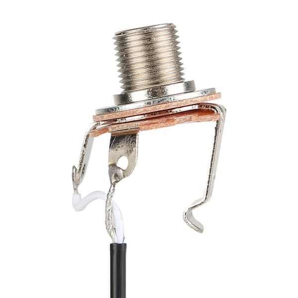 Gitarr Piezo Transducer Pickup för Gitarr Fiol Ukulele Mandolin Banjo Svart