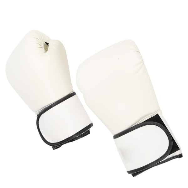 Voksen åndbare boksehandsker Boksesæk Kickboxing MMA Træningshandsker Hvid