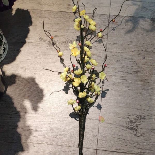 Vinterblomsträd Simulering Vinterblomsträd Falsk Vinterblomstgren Heminredning