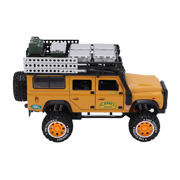 1/28 Off Road Modellbil Legering Pull Back Leksaksbil med Ljud och Ljus för Barn Pojke Flicka Present