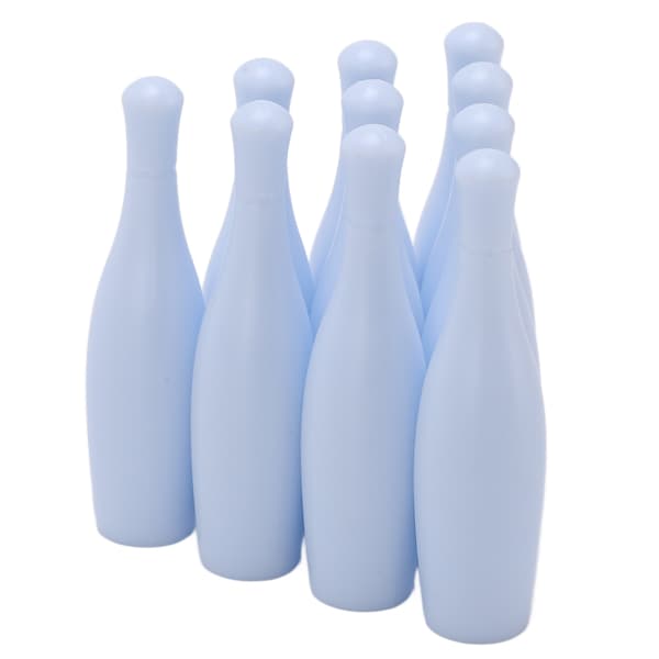 10 stk. Mini Bowlingkuler Sett Plast Bærbare Bowlingkuler Leker Gaver til Barn Innendørs Utendørs Spill