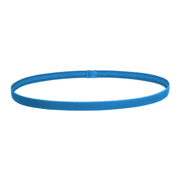 3 stk blå tykke sklisikre sportselastiske pannebånd Hårbånd for kvinner og menn