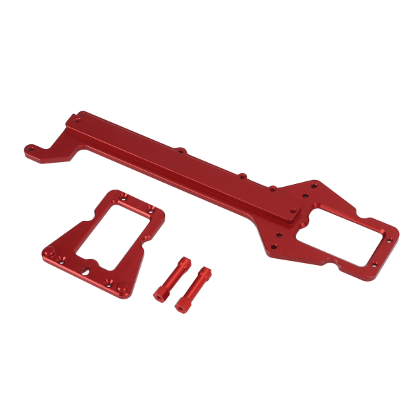 RC Alloy øvre chassis erstatning Høy styrke utsøkt øvre chassis plate for Traxxas LaTrax Teton 1/18 RC Car Red