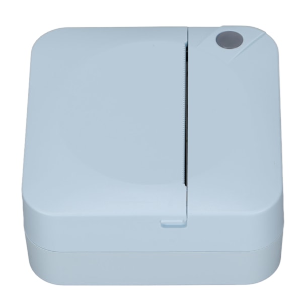 Mini Tulostin 200DPI Lämpöpaperi Ergonominen Muotoilu Ladattava Akku Turvallinen Vakaa Kannettava Tulostin Kotiin Toimistoon Sininen
