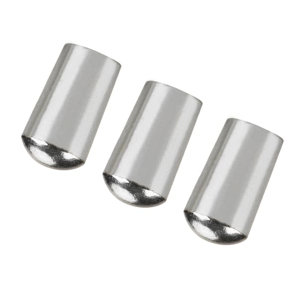 3 st hållbara koppar 3-vägs vippströmbrytare knoppspetslock för LP EPI elgitarr (silver, 3,5 mm)