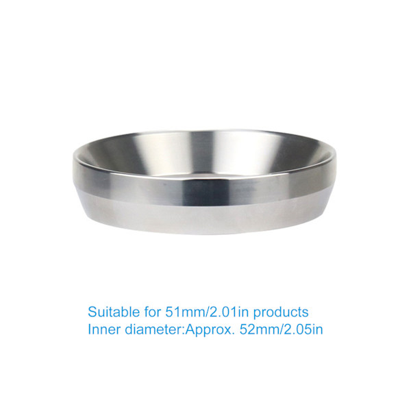 Doseringstrakt i aluminiumlegering for husholdningskafé 51 mm/2 tommers rustfritt stål