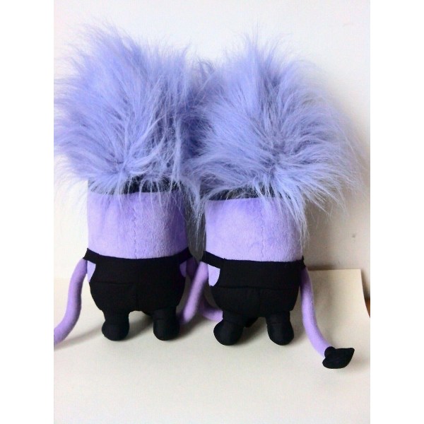 Minions Collection Despicable Me Purple Plush Toy Doll A 2pcs