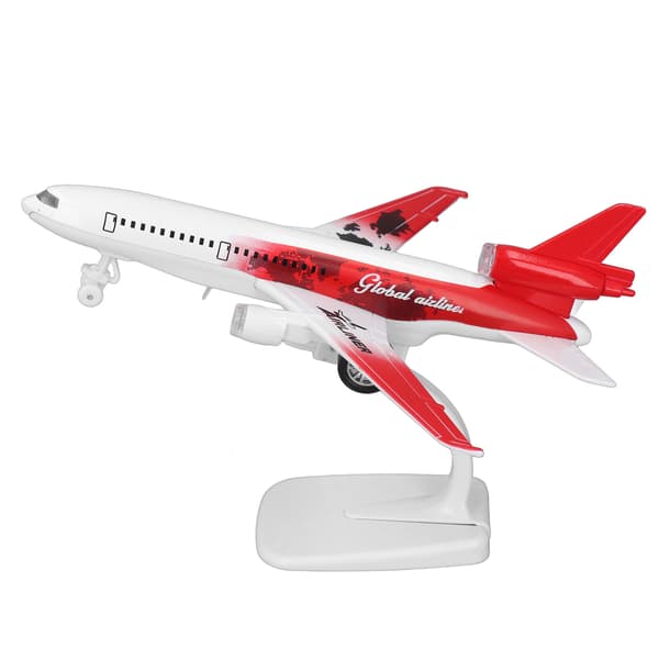 Legering Airliner Lys Lyd Legering Trykstøbt Flymodel Flyselskabsmodel Dekoration Samling