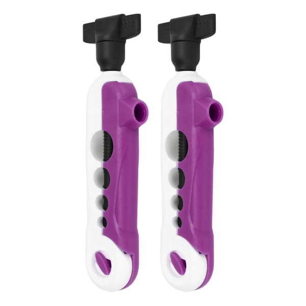 2 STK Mini Line Spooler Bærbar Justerbar Fiskeline Spooler Fiskeline Winder Machine Mini Spolespole Tilbehør Hvid Lilla